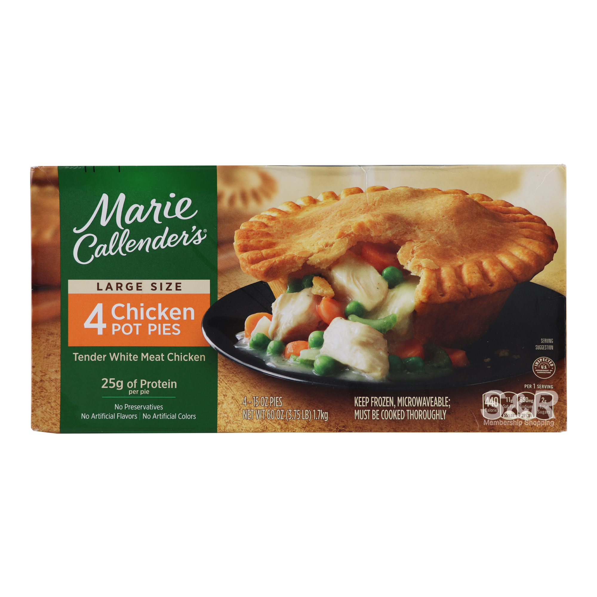 Marie Callender's Chicken Pot Pies 4 Large Size Marie Callender's Chicken Pot Pies 4 Large Size